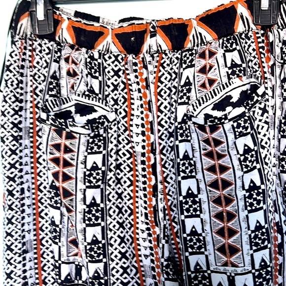 Angie Bohemian Rayon Joggers Boho Hippie Lightweight. Size S - Picture 5 of 11